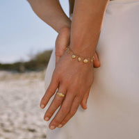 vergoldeter Muschelring