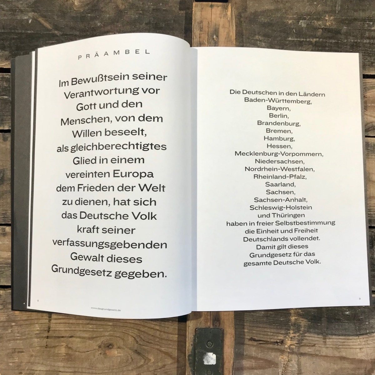 Deutschlands Grundgesetz als Magazin - Ankerherz Verlag