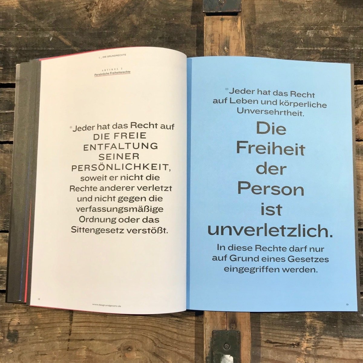 Deutschlands Grundgesetz als Magazin - Ankerherz Verlag