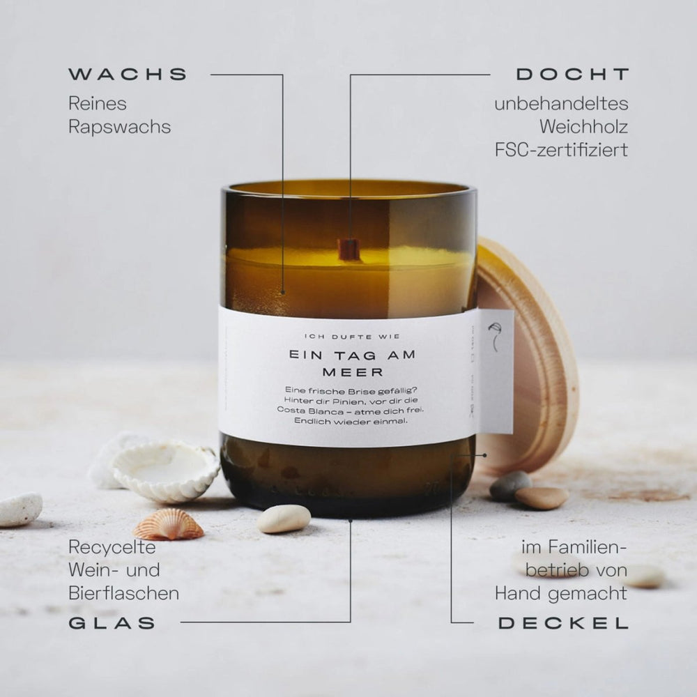 Duftkerze Tag am Meer - Ankerherz Verlag