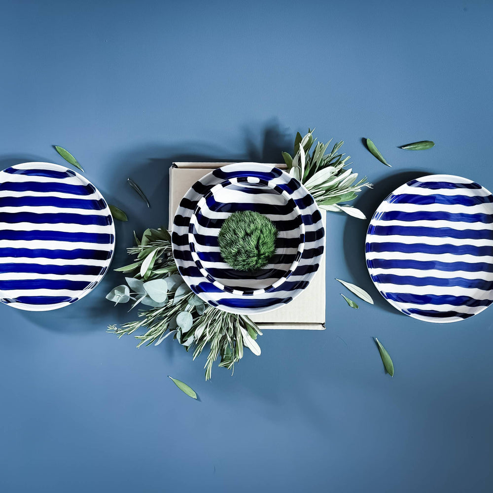 Vase "Stripes" handgemalt