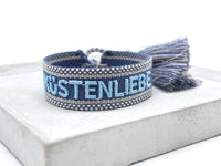 KÜSTENLIEBE Armband gewebt, bestickt