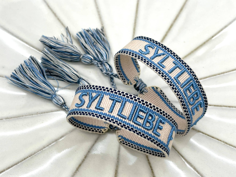 SYLTLIEBE Armband gewebt, bestickt 