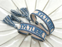 SYLTLIEBE Armband gewebt, bestickt 