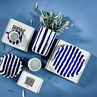 Vase "Stripes" handgemalt
