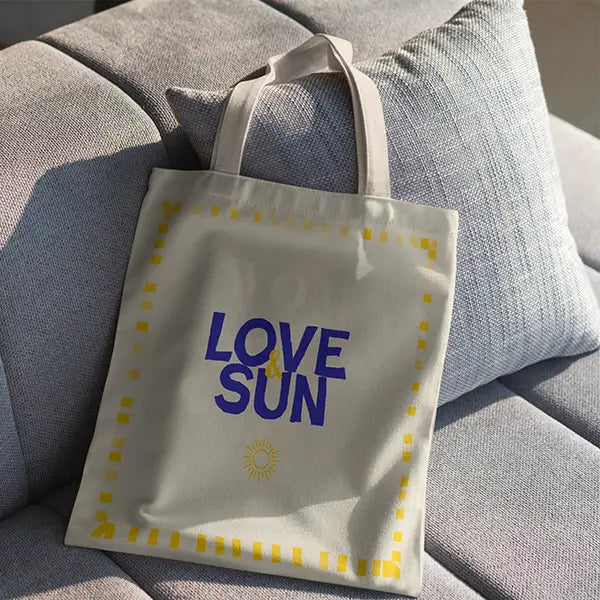 Sommerliche Baumwolltaschen