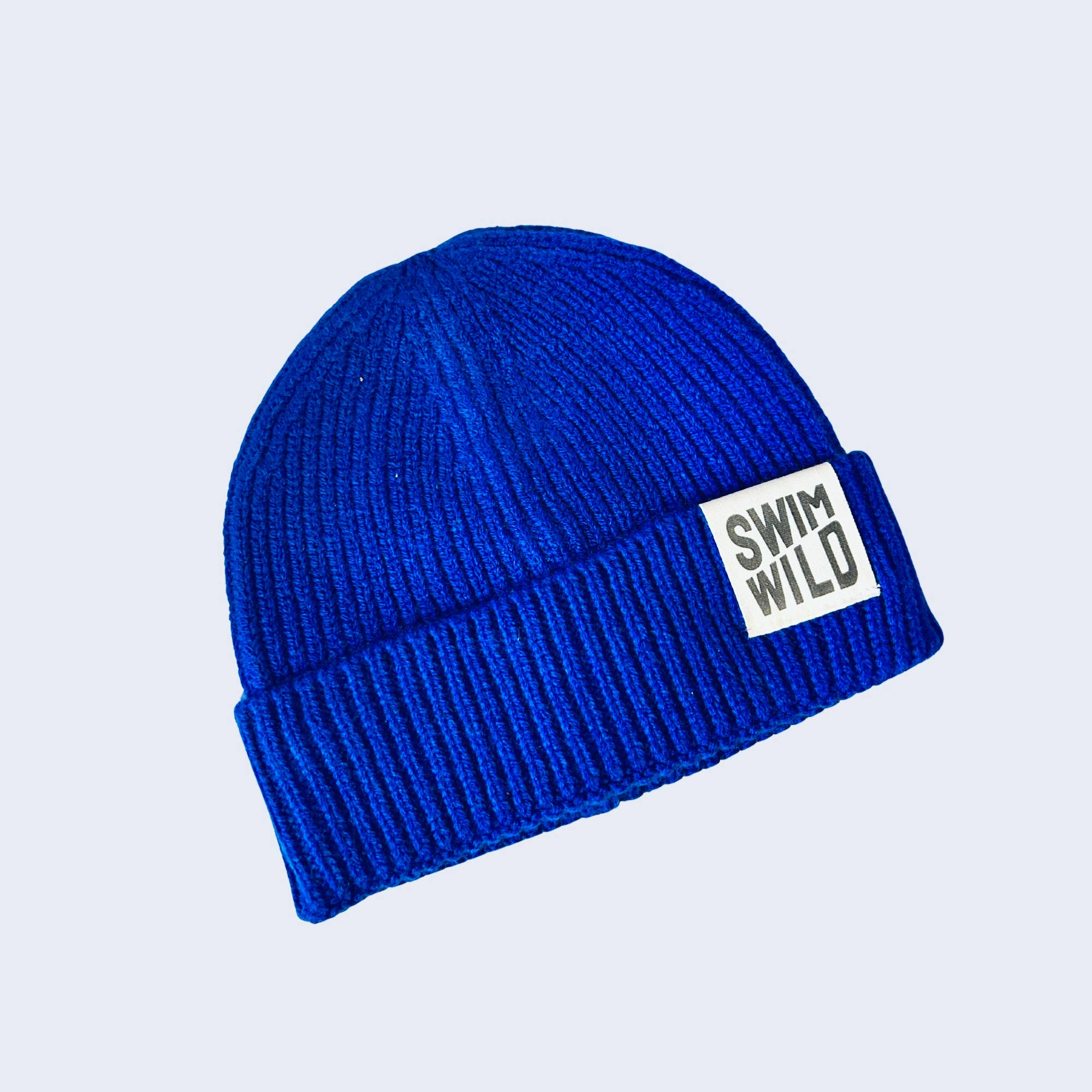 Gestrickte Mütze - Kobalt
