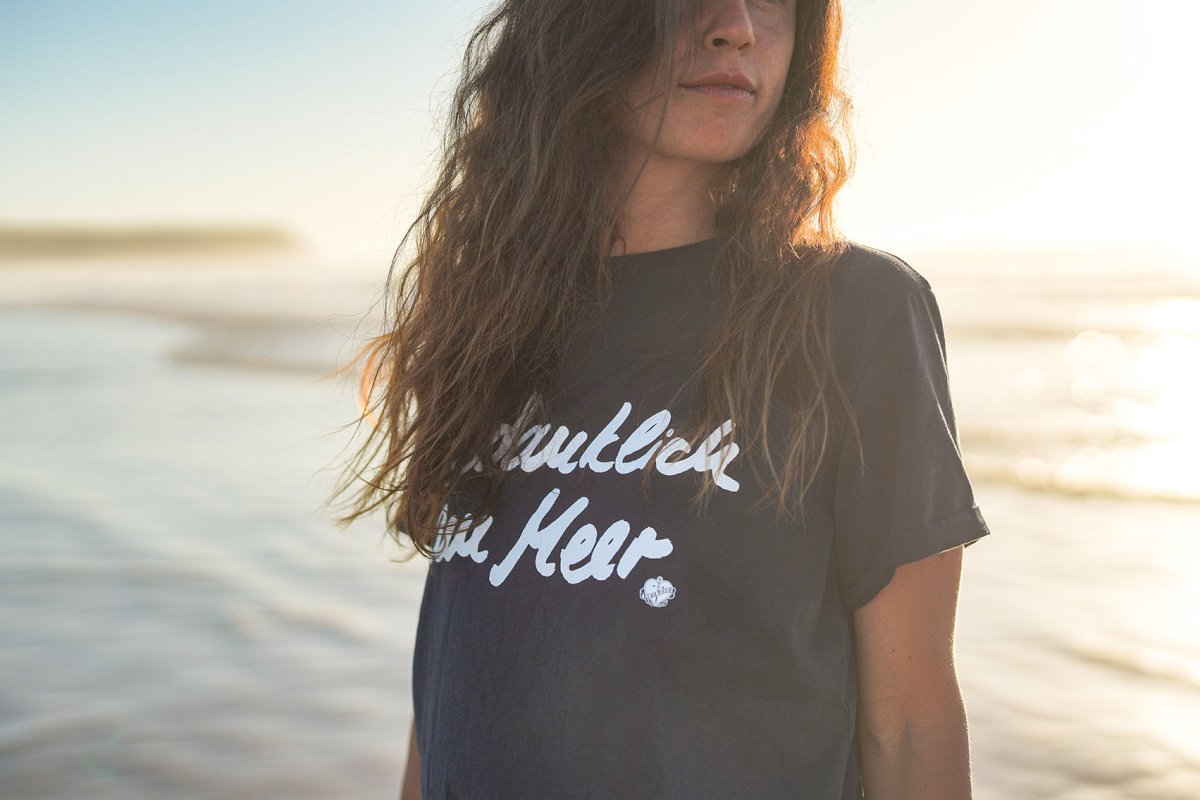 Frauen T-Shirt Gedanklich am Meer - Ankerherz Verlag