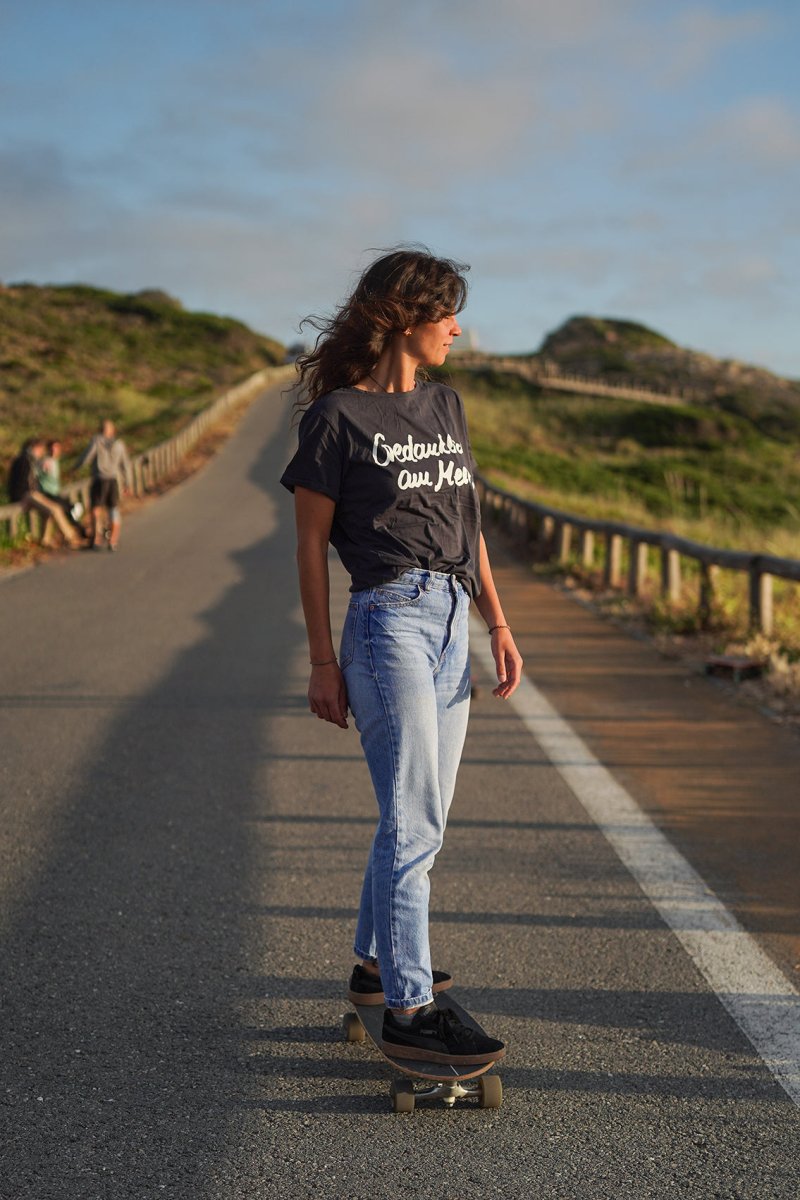 Frauen T-Shirt Gedanklich am Meer - Ankerherz Verlag