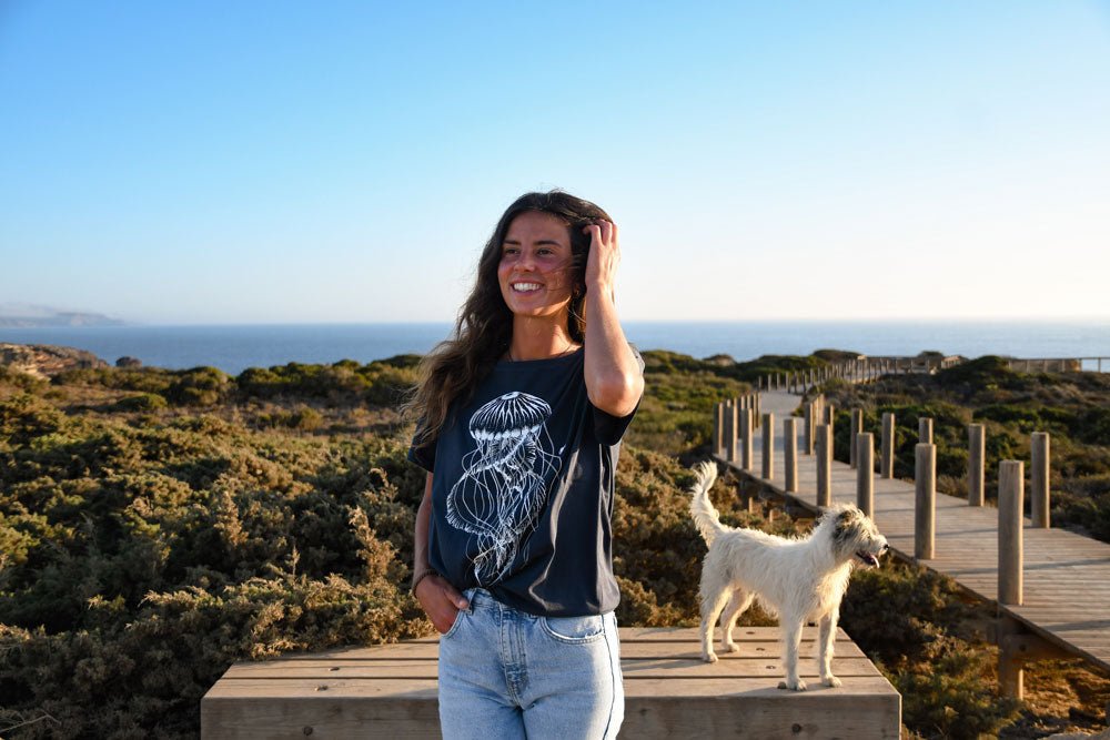 Frauen T-Shirt Qualle - Ankerherz Verlag