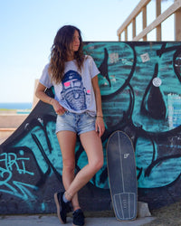 Frauen T-Shirt Seemann neon-pink - Ankerherz Verlag
