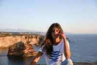 Frauen T-Shirt Waves weiß - Ankerherz Verlag