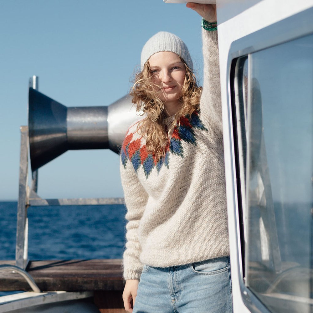 Echter Islandpullover in Beige Ankerherz Verlag