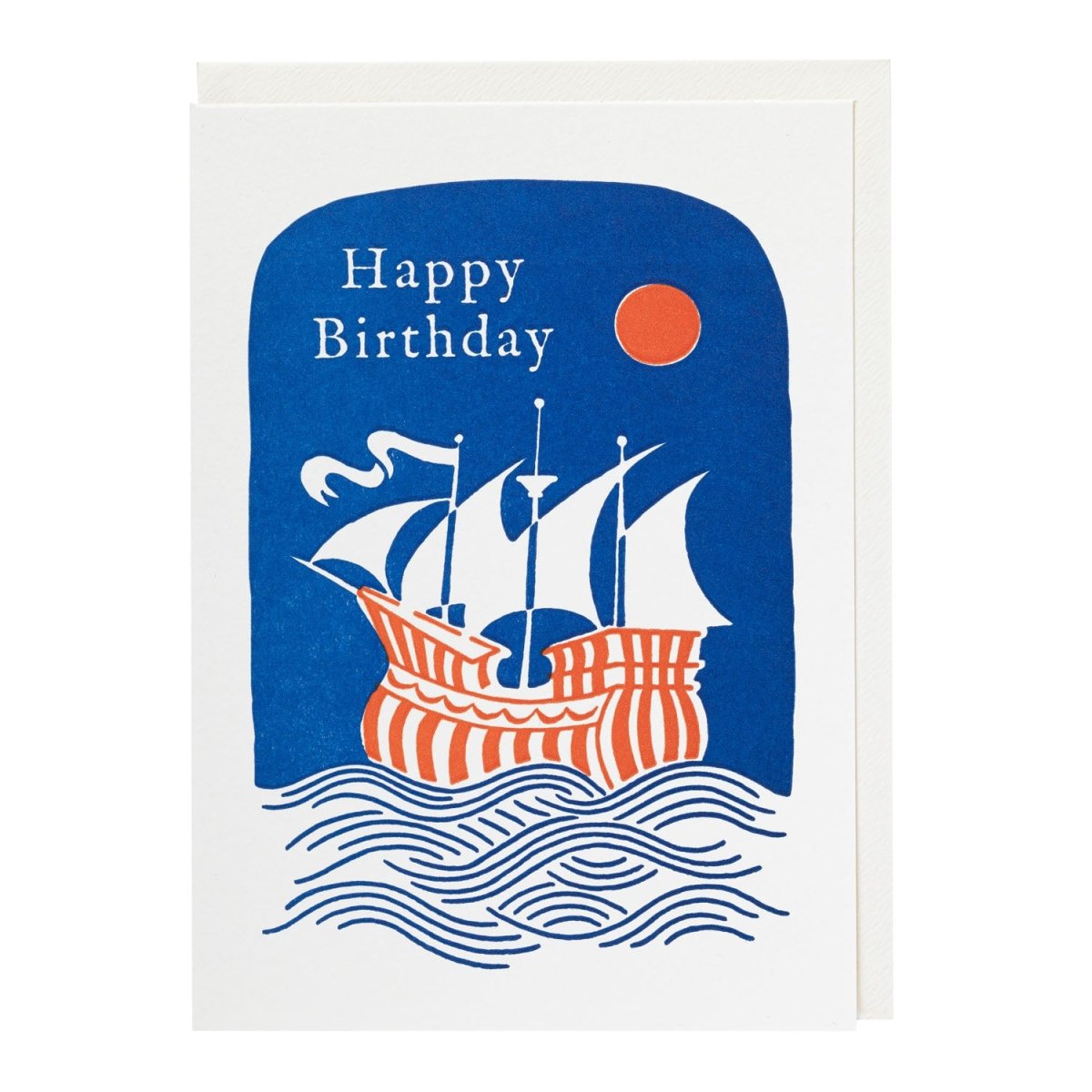 Happy Birthday Ship - Grußkarte - Ankerherz Verlag