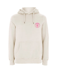 Hoody Gedanklich am Meer - Ivory Edition neonpink - Ankerherz Verlag