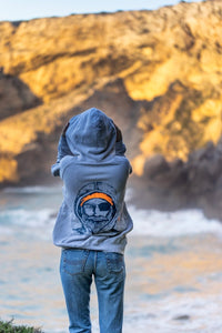 Kapuzenjacke Fischer orange - Ankerherz Verlag