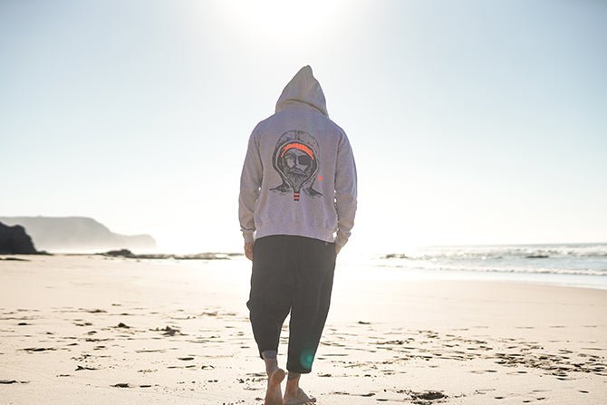 Kapuzenjacke Fischer orange - Ankerherz Verlag