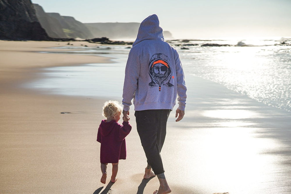 Kapuzenjacke Fischer orange - Ankerherz Verlag