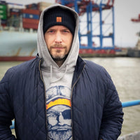 Kapuzenpullover Fischer orange - Ankerherz Verlag