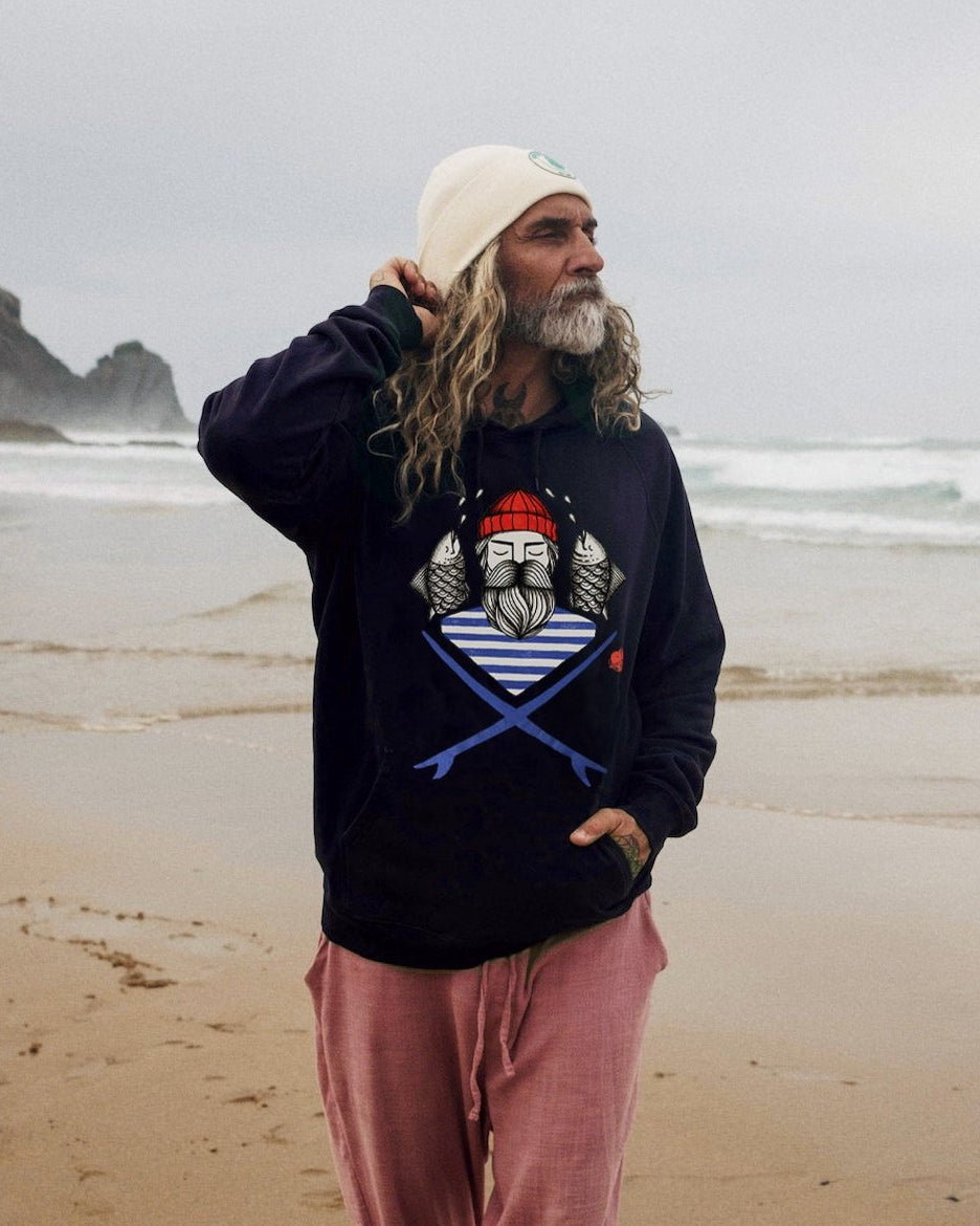 Kapuzenpullover Fisherman's Friends Navy - Ankerherz Verlag