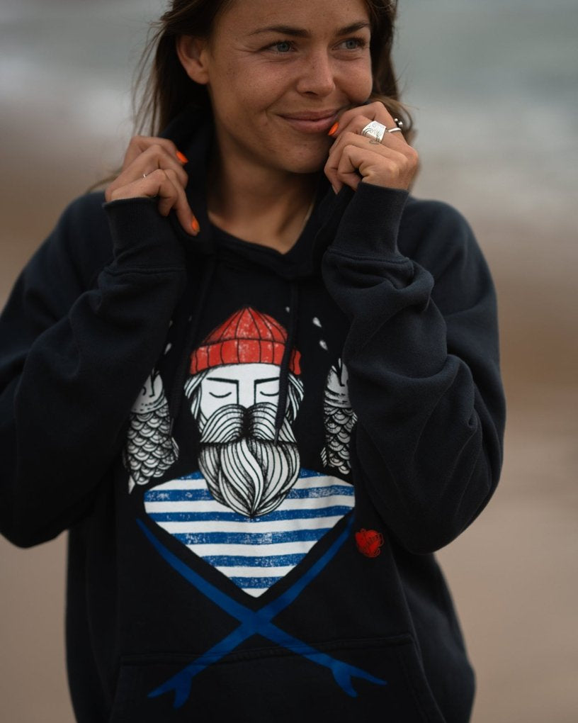 Kapuzenpullover Fisherman's Friends Navy - Ankerherz Verlag