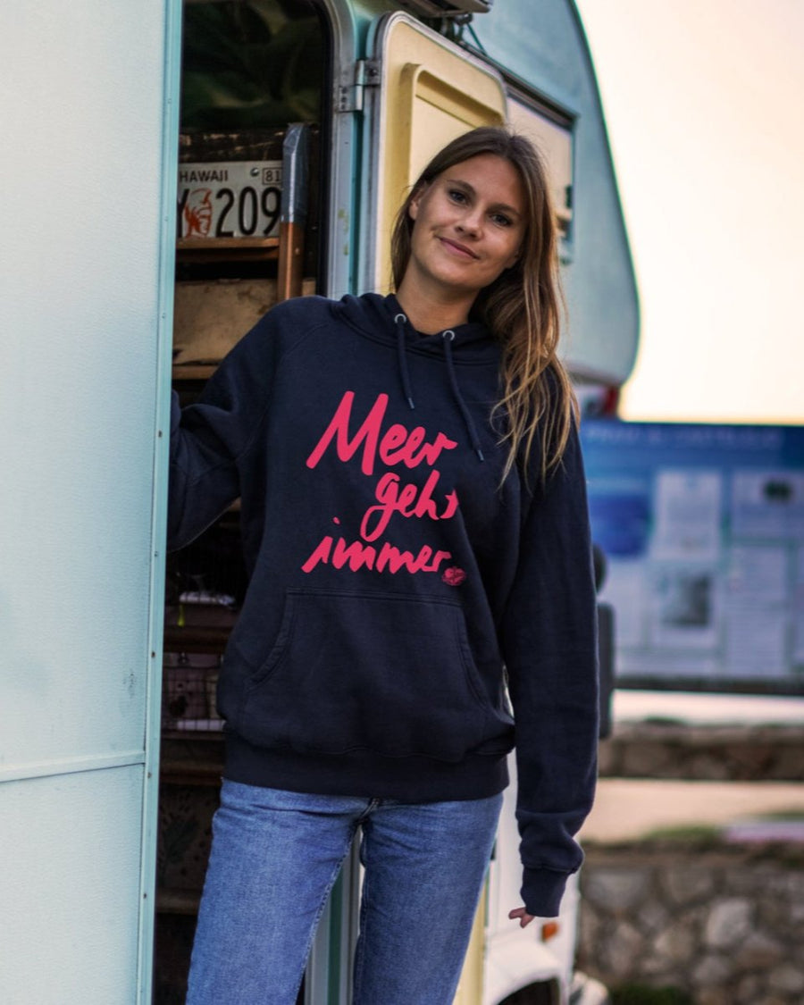 Ich gehe jetzt ans Meer · Unisex Bio Hoodie