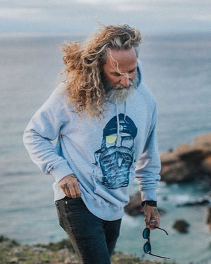 Kapuzenpullover Seemann gelb - Ankerherz Verlag