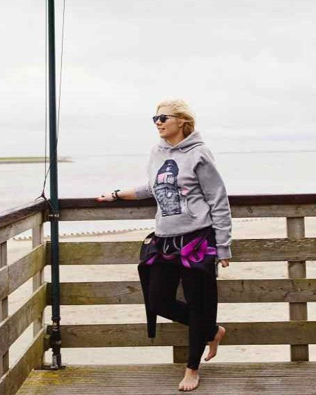 Kapuzenpullover Seemann pink - Ankerherz Verlag