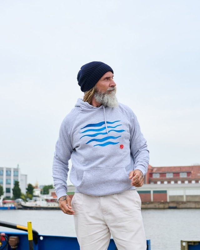 Kapuzenpullover Waves - Ankerherz Verlag