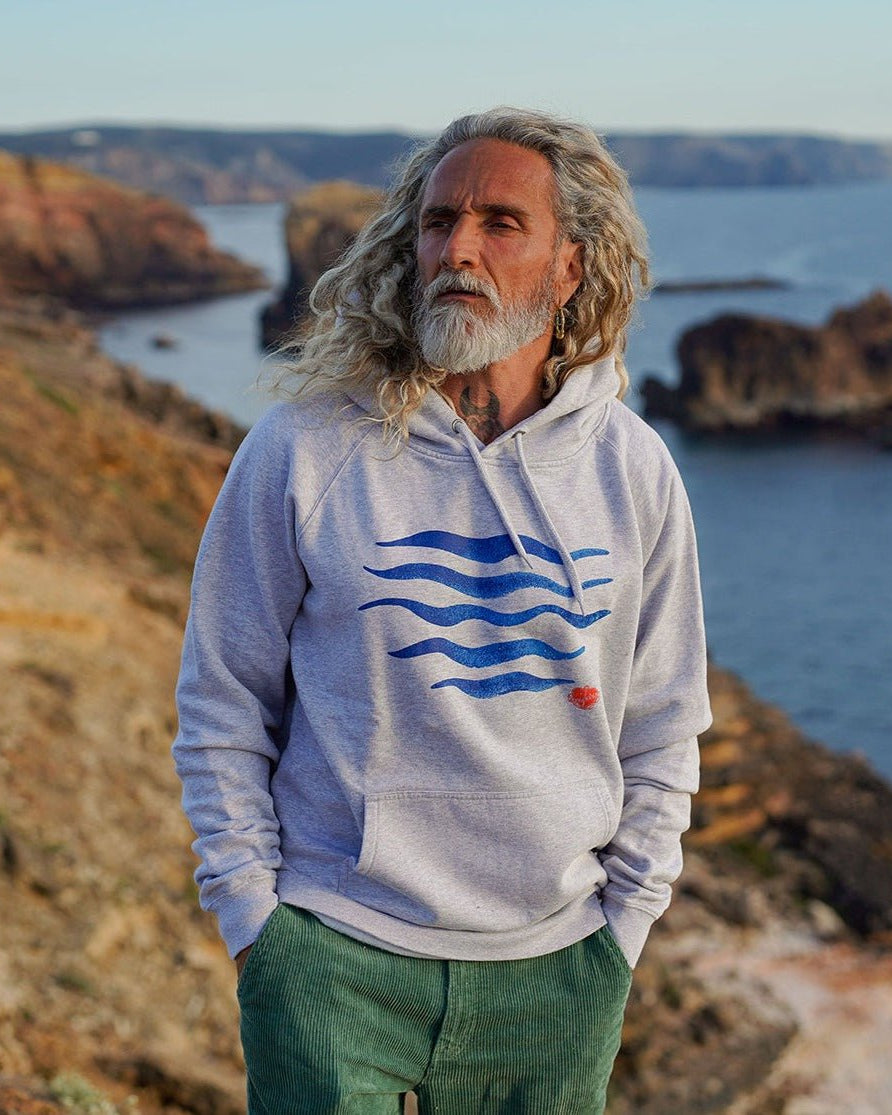 Kapuzenpullover Waves - Ankerherz Verlag