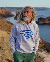 Kapuzenpullover Waves - Ankerherz Verlag