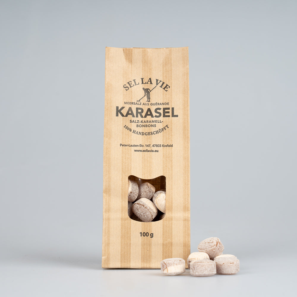 Salzbonbons Salz-Karamell mit Fleur de Sel aus Guérande, 100 g