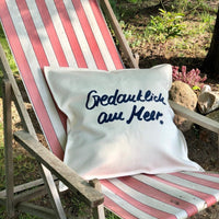 Kissenhülle Gedanklich am Meer - Ankerherz Verlag