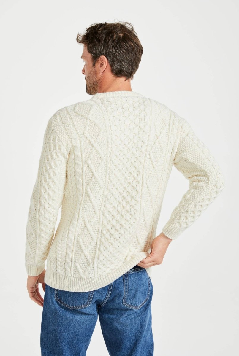 Klassischer Aran Pullover - Ankerherz Verlag