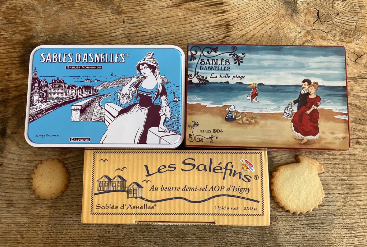 Les Saléfins - Kekse aus der Normandie mit halbgesalzener Butter - Ankerherz Verlag
