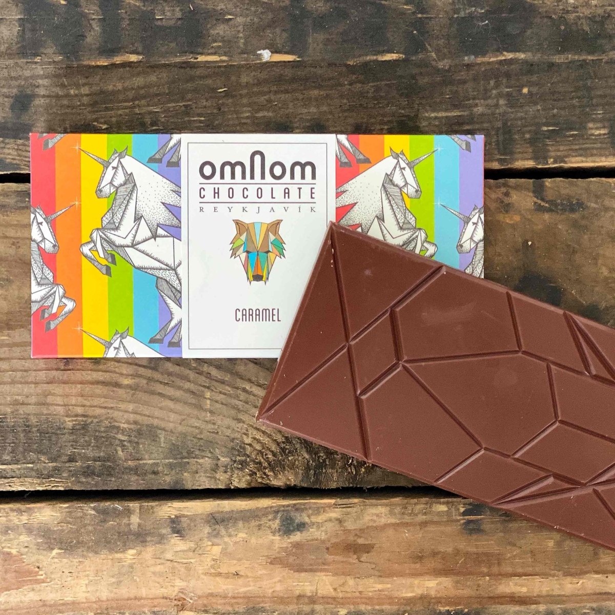 OMNOM Schokolade - Vollmilch Karamell - Ankerherz Verlag