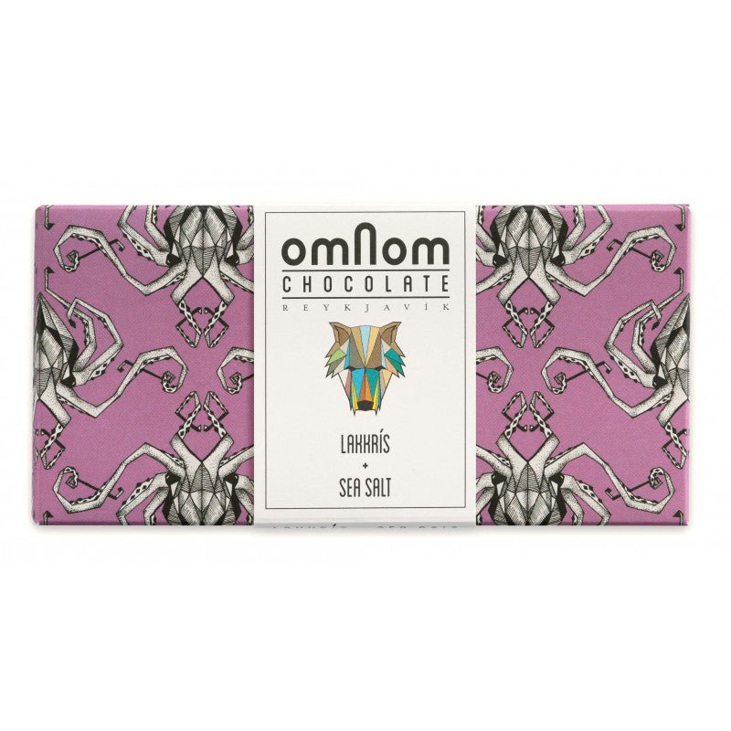 OMNOM - weiße Schokolade mit Lakritz und Meersalz - Ankerherz Verlag