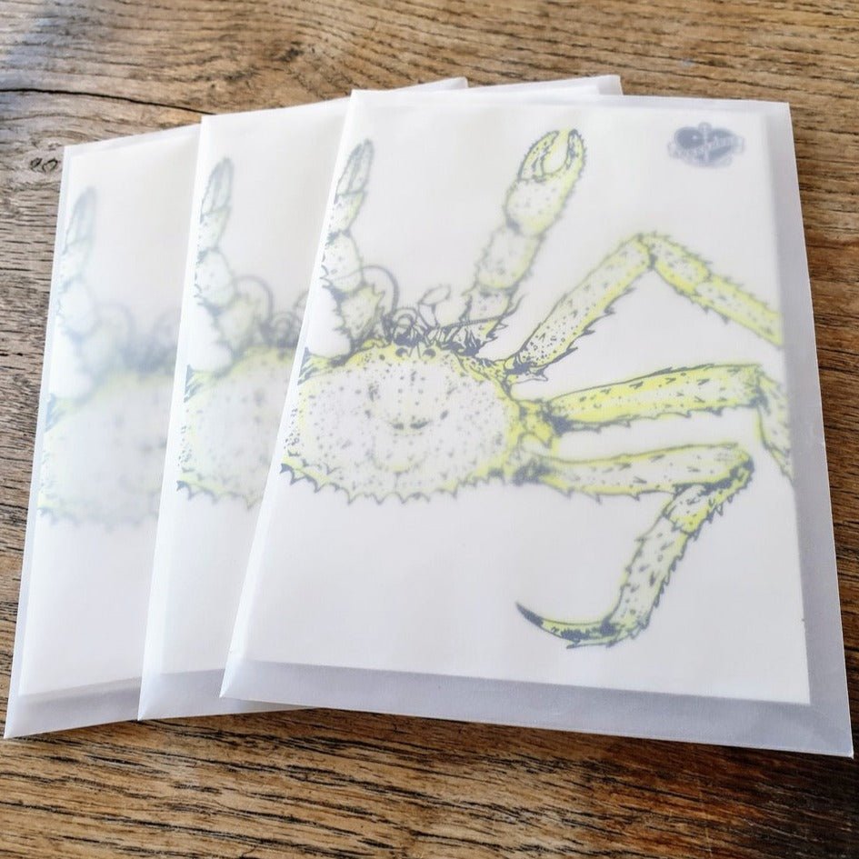 Postkarte Alaska Königskrabbe - Ankerherz Verlag