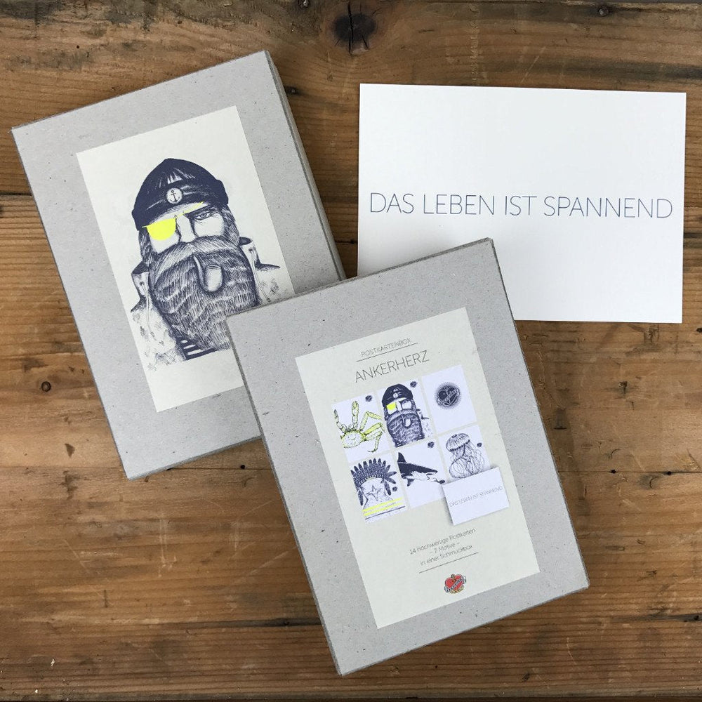 Postkarte "Das Leben ist spannend" - Ankerherz Verlag