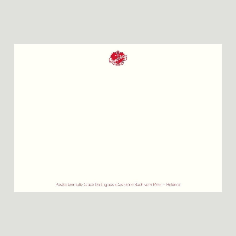 Postkarte Grace Darling - Ankerherz Verlag