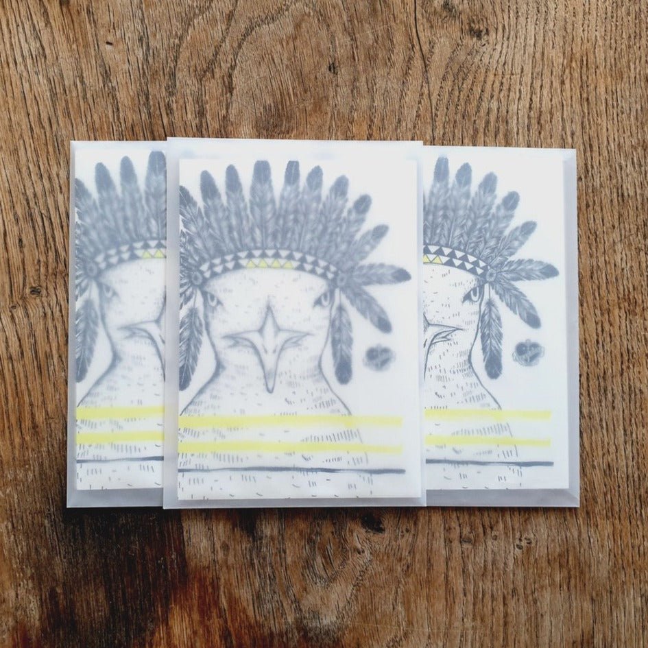 Postkarte Indian Seagull - Ankerherz Verlag