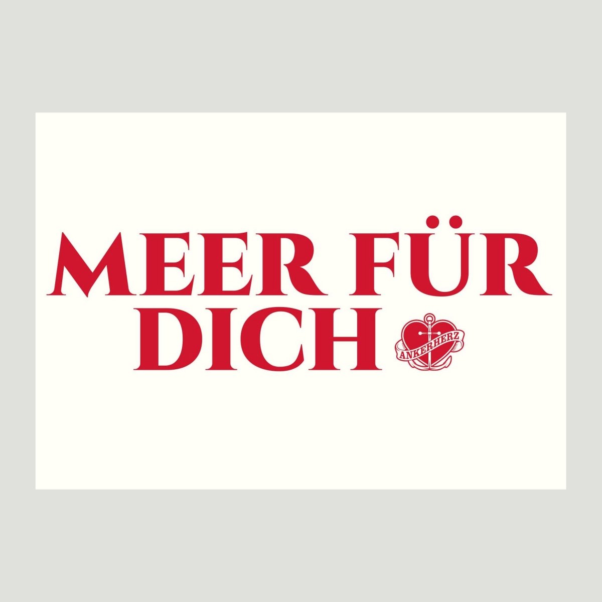 Postkarte Meer für dich - Ankerherz Verlag