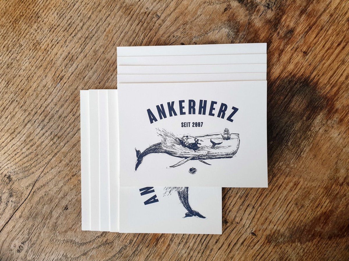 Postkarte Moby Dick - Ankerherz Verlag