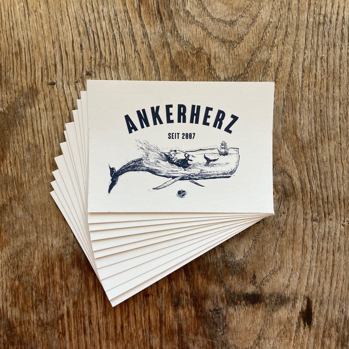 Postkarte Moby Dick - Ankerherz Verlag