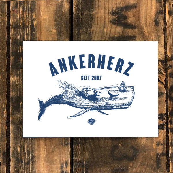 Postkarte Moby Dick - Ankerherz Verlag