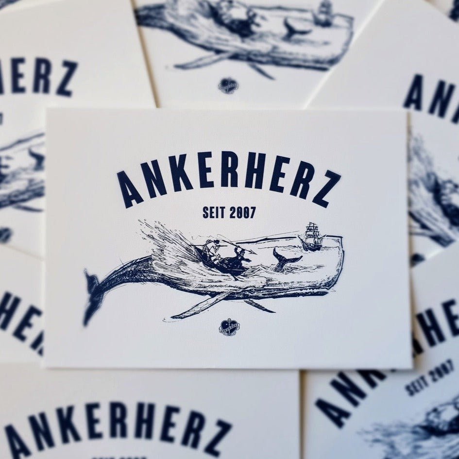 Postkarte Moby Dick - Ankerherz Verlag