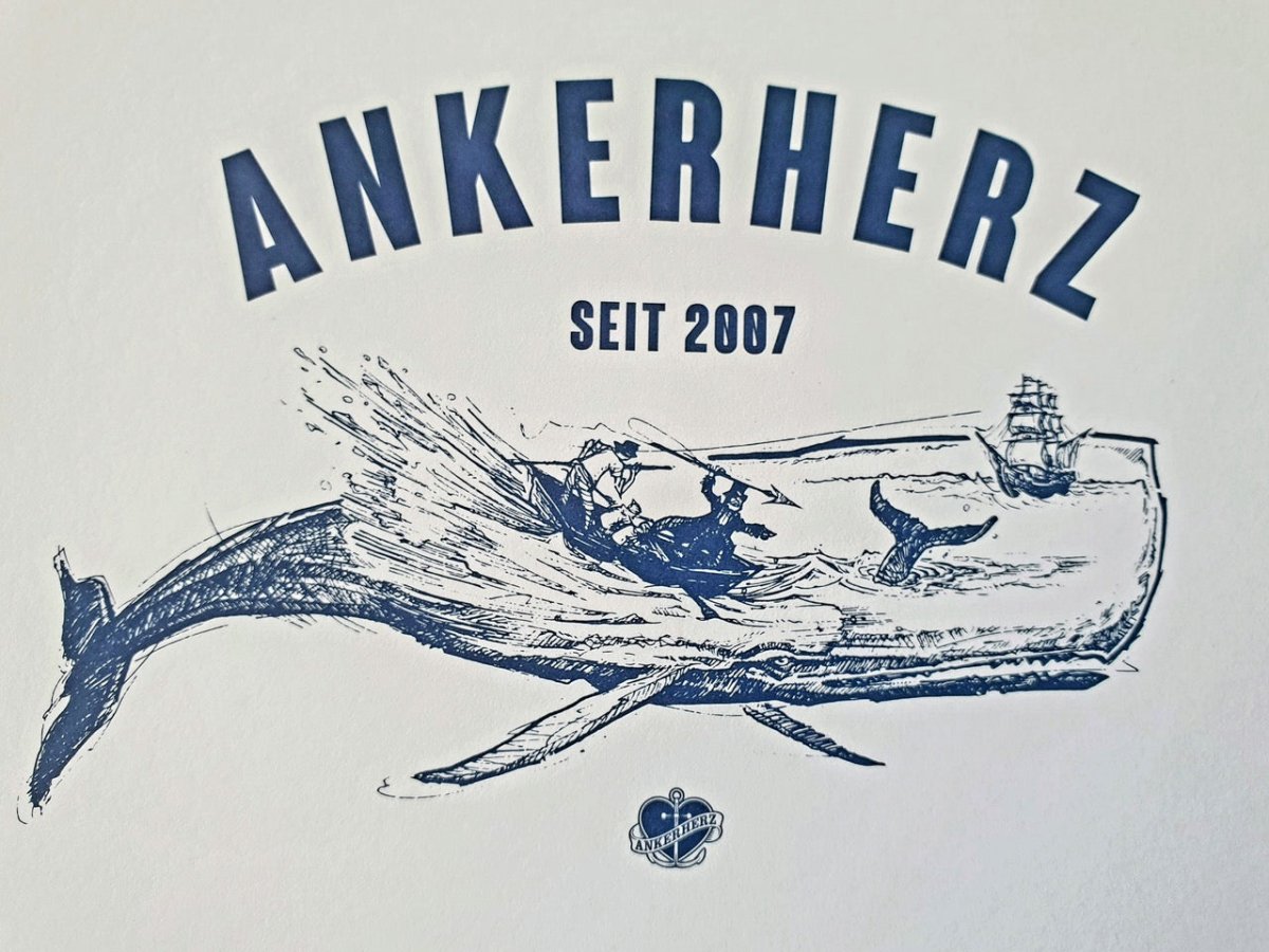 Postkarte Moby Dick - Ankerherz Verlag