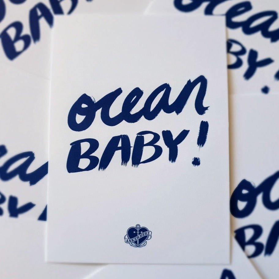 Postkarte Ocean Baby - Ankerherz Verlag