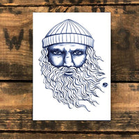 Postkarte Poseidon - Ankerherz Verlag