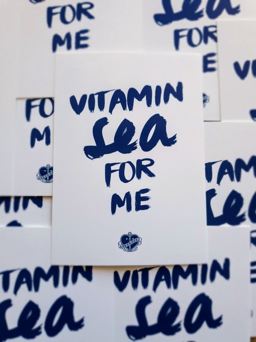 Postkarte Vitamin Sea for me - Ankerherz Verlag
